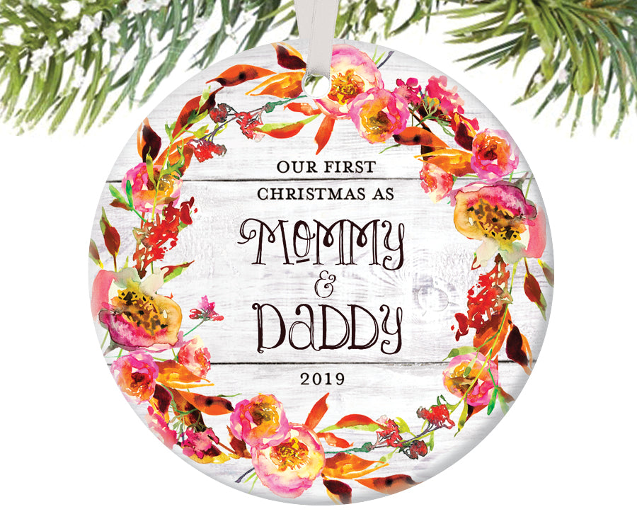 First Christmas as Mommy and Daddy Ornament | 446