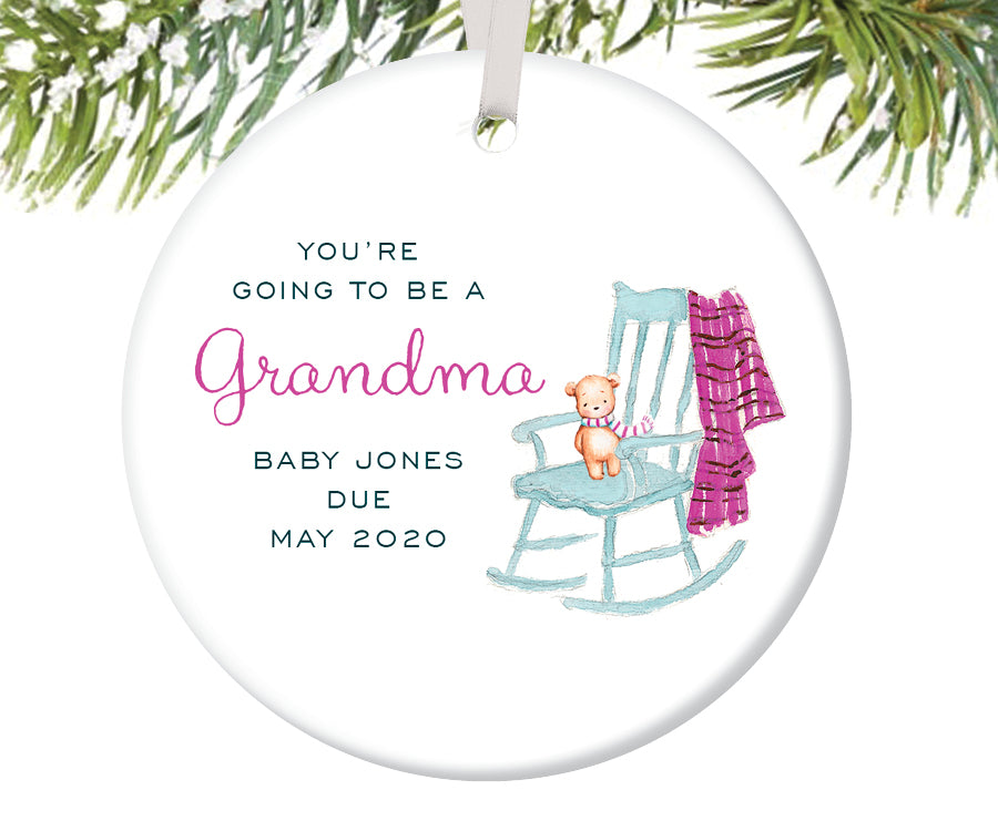 You're Going To Be A Grandma Ornament, Personalized | 464
