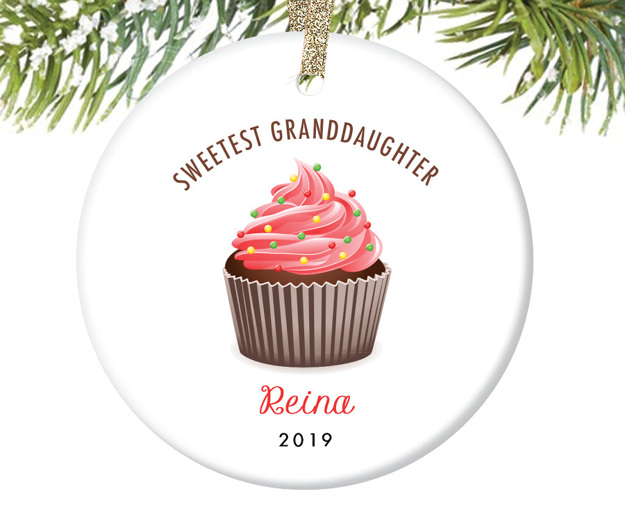 Sweetest Granddaughter Christmas Ornament for Her | 468