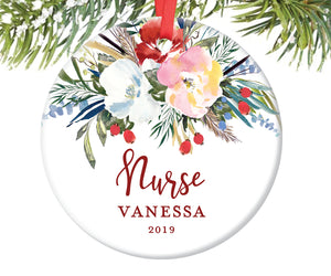 Christmas Ornament for Nurses, Personalized | 498