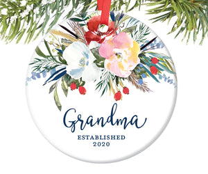 New Grandma Christmas Ornament, Personalized | 500