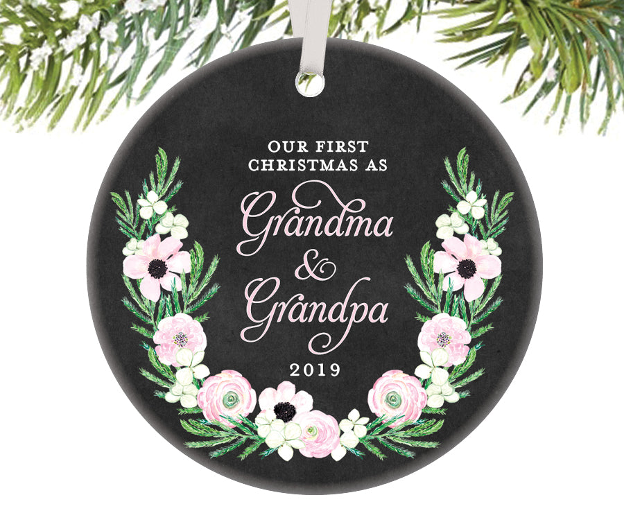 First Christmas as Grandma and Grandpa Ornament | 511
