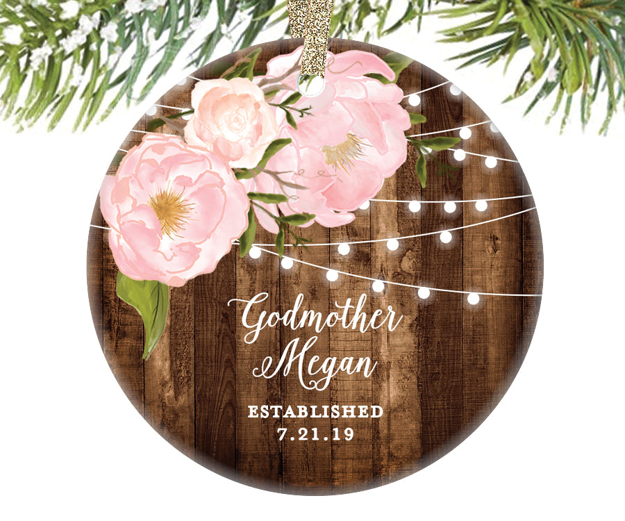 Godmother Christmas Ornament, Personalized | 575