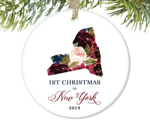 1st Christmas In New York Christmas Ornament  |  631