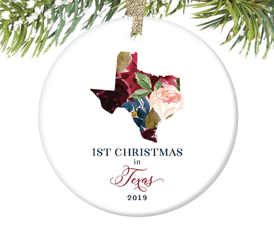1st Christmas In Texas Christmas Ornament  |  641