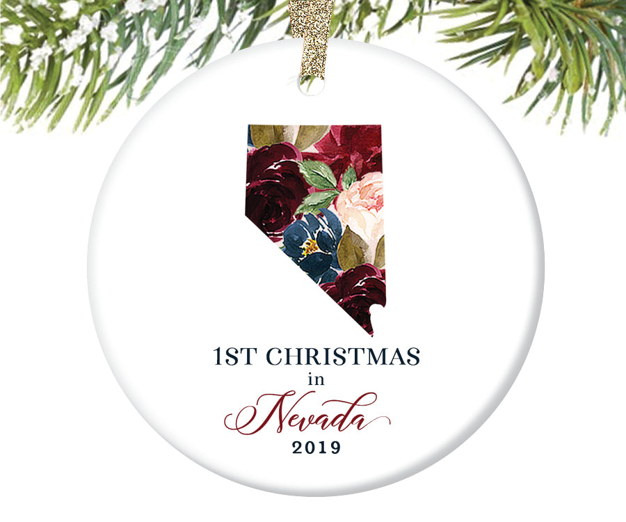 1st Christmas In Nevada Christmas Ornament  |  671