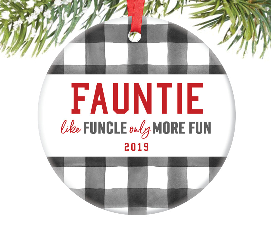 Fauntie Like Funcle Only More Fun Ornament, Personalized | 711