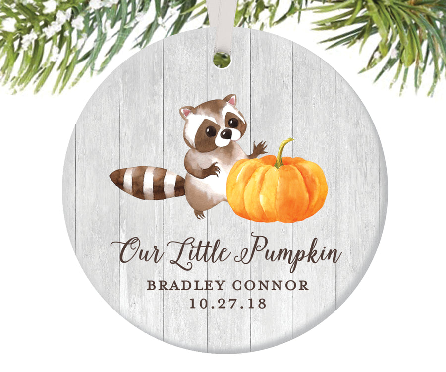Our Little Pumpkin Ornament for Baby, Personalized | 582