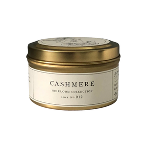 Cashmere Gold Tin Candle