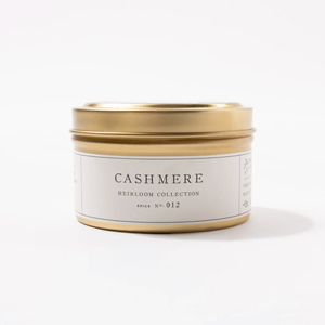 Cashmere Gold Tin Candle