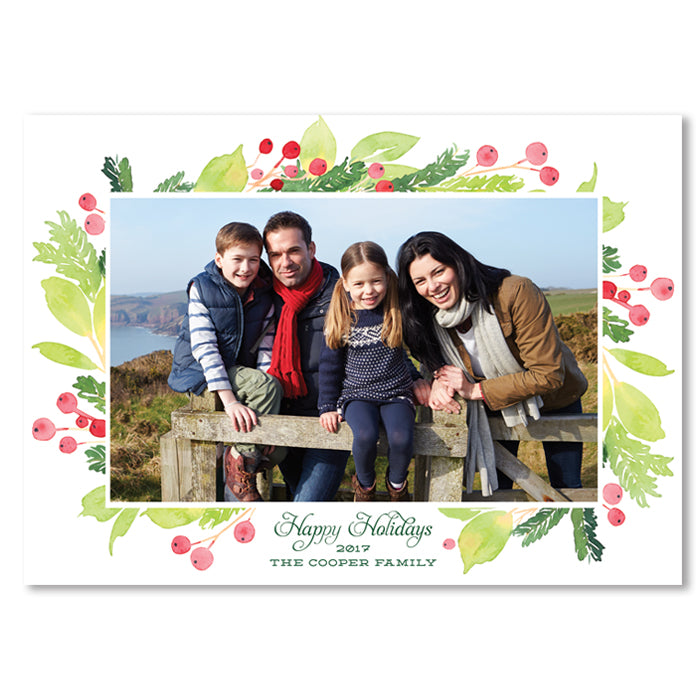 Festive Family Photo Card