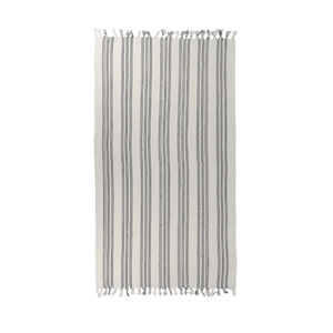 Neutral Stripe Peshtemal Cotton Turkish Towel