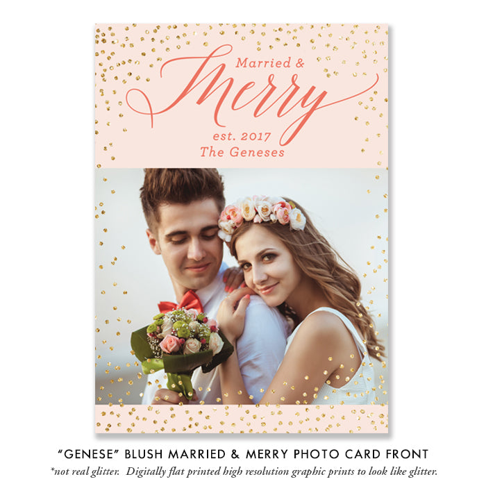Just Married Photo Card