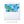 Load image into Gallery viewer, &quot;Mady&quot; Black + White Stripe Blue Flowers Baby Sprinkle Invitation

