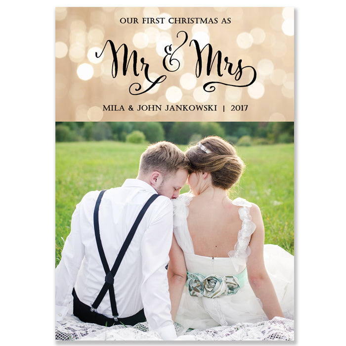 Mr. & Mrs. Holiday Cards