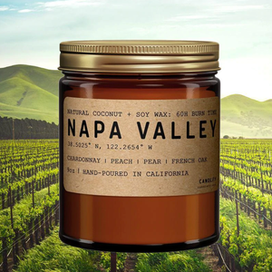 Napa Valley California Candle