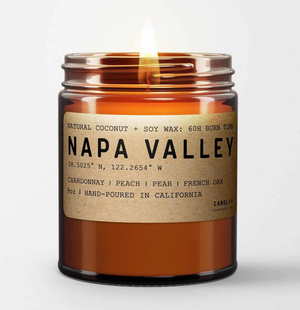 Napa Valley California Candle