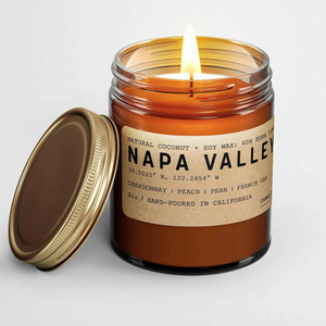 Napa Valley California Candle