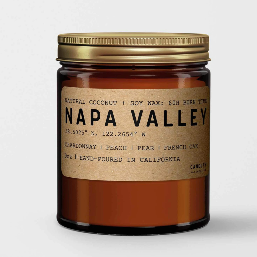 Napa Valley California Candle