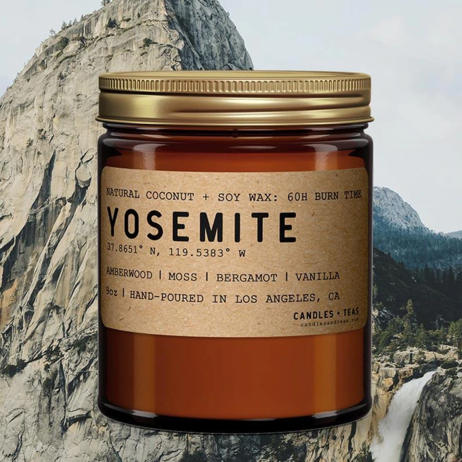 Yosemite California Candle